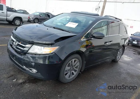 2014 Honda Odyssey Touring/Touring Elite z USA, uszkodzony, nr VIN 5FNRL5H98EB019662